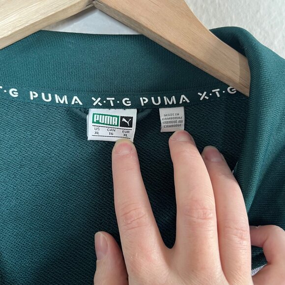 Puma Womens Sporty XTG Color Black Zip Up Track Jacket XL - Picture 4 of 12